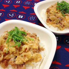 さば缶☆簡単卵とじ丼